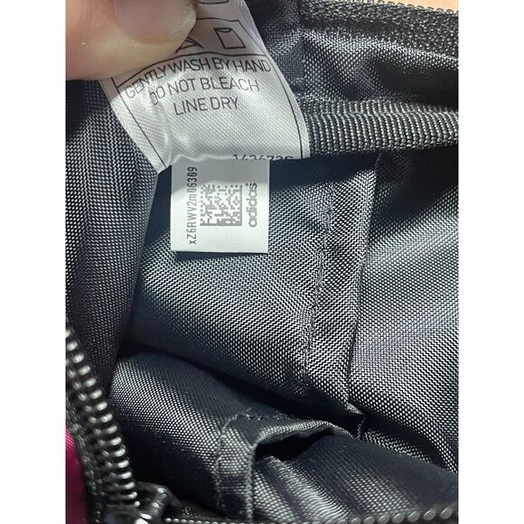 Cute Adidas Burgundy Crossbody Mini Bag- Festival Travel Bag- Excellent Cond. - Picture 9 of 9
